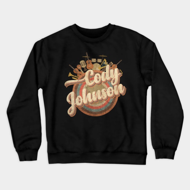 Music Tour Vintage Retro Style // Cody Johnson Crewneck Sweatshirt by kumurkumur